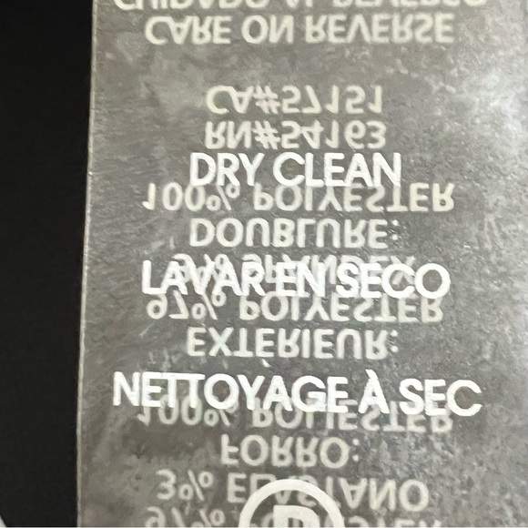 Karl Lagerfeld Pencil Skirt Black Splatted Textured Office Business - Picture 5 of 9